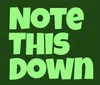 Note This Down icon